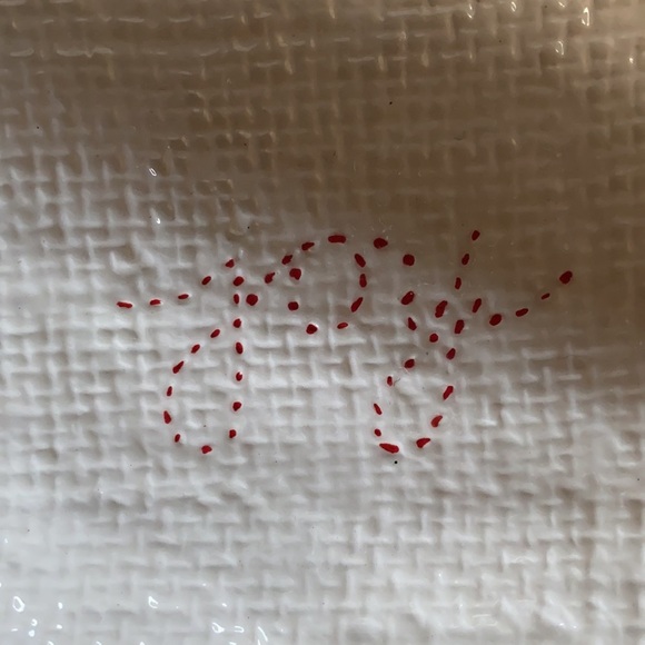 Two’s Company ‘Spread Joy’ Holiday Ceramic Condiment Dish And Wooden Spreader - Picture 2 of 9